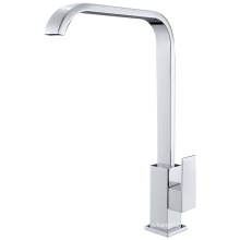 Chrome Plated Single Handle Vertical Kitchen Faucet